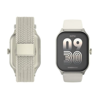 Echo Rainbow Mesh Reloj Inteligente Blanco con 2 Correas