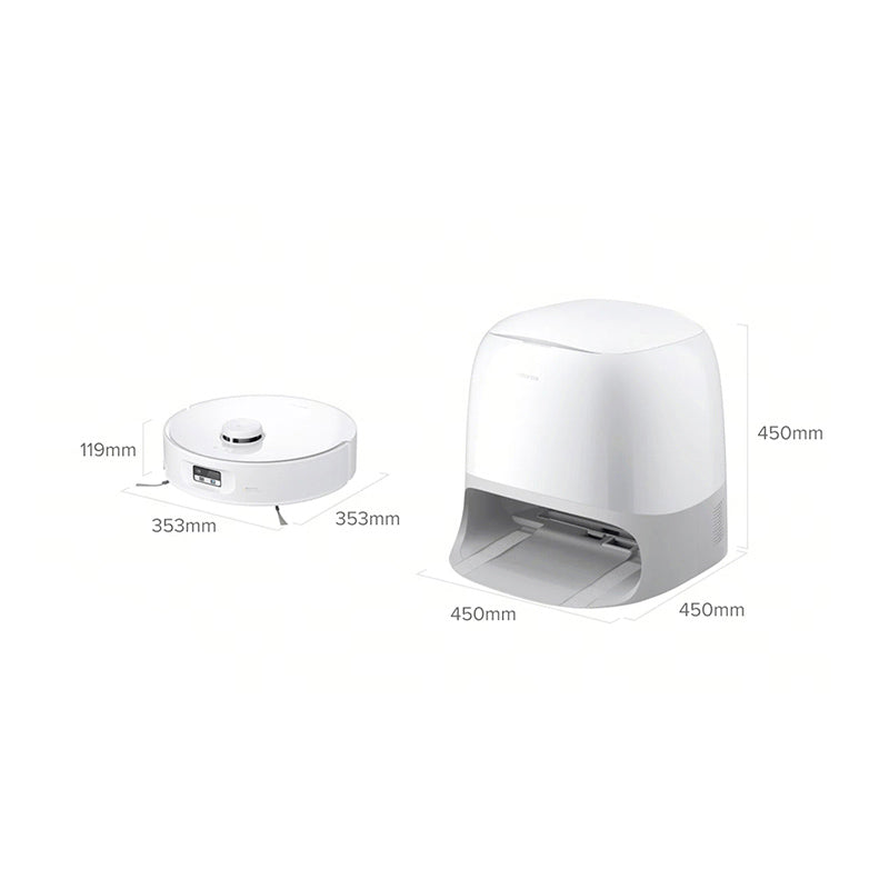 Roborock CURV 2 FLOWX Aspiradora Robot Laser Cámara Blanco