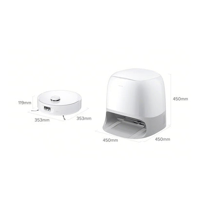 Roborock CURV 2 FLOWX Aspiradora Robot Laser Cámara Blanco