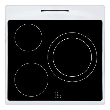 CURTISS CCV60E Placa Vitrocerámica 3 Quemadores 5700W Blanco