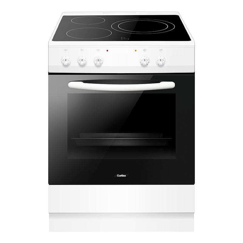 CURTISS CCV60E Placa Vitrocerámica 3 Quemadores 5700W Blanco