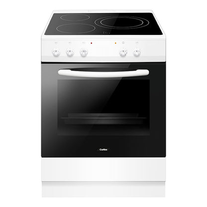 CURTISS CCV60E Placa Vitrocerámica 3 Quemadores 5700W Blanco