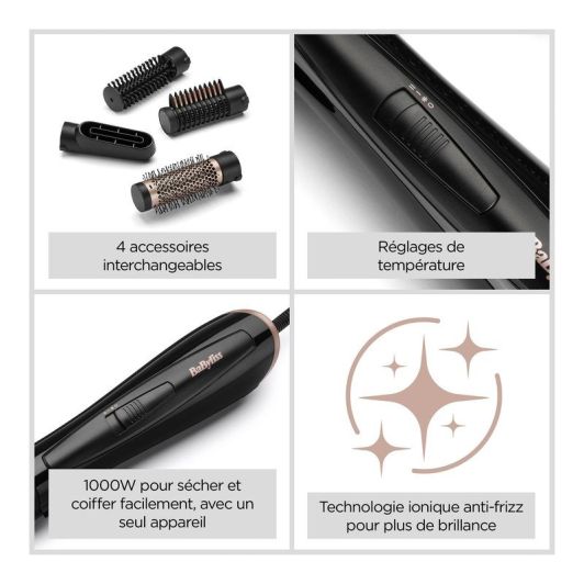 Babyliss AS126E Perfect Fi Cepillo Soplador Giratorio