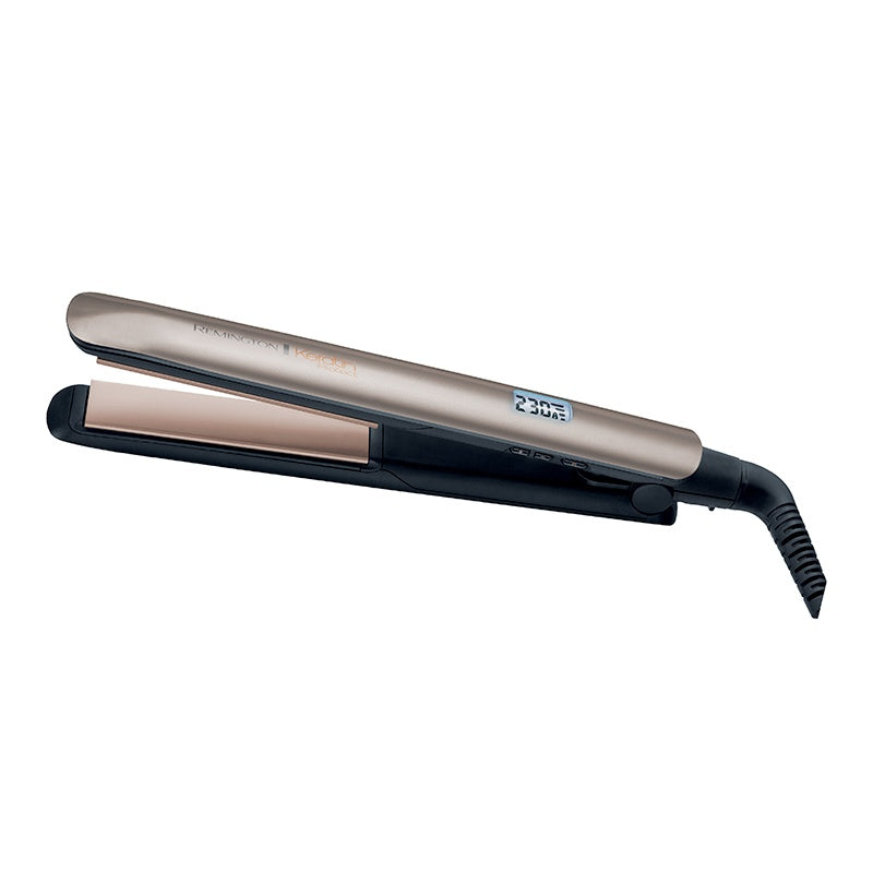 Plancha Alisadora REMINGTON 50W Keratin Therapy Cerámica 9 Niveles S8540