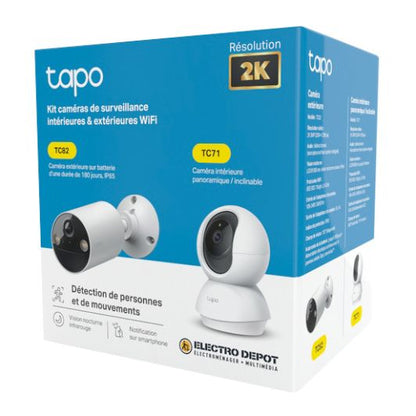 TP LinkPack Cámara Seguridad TC82 + TC70
