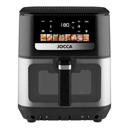 JOCCA 2947 Freidora de Aire Doble Resistencia 9L Pantalla Color