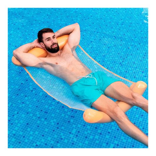 INNOVAGOODS Hamaca de Agua Flotante Multiposición Red Central para Piscina