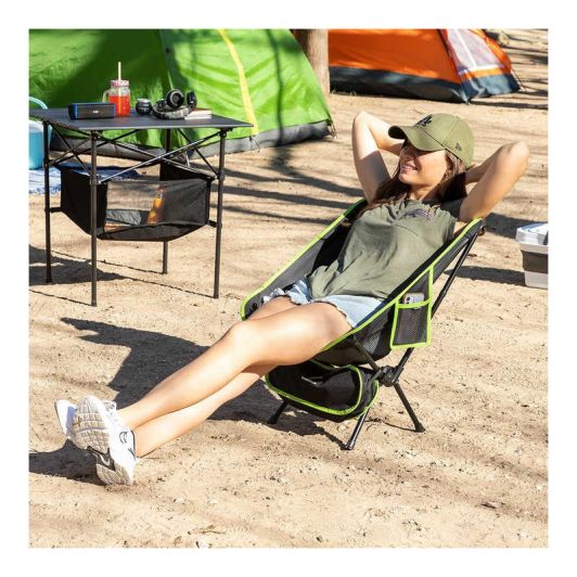 Innovagoods Silla de Camping Plegable 64 cm Ligera y Resistente