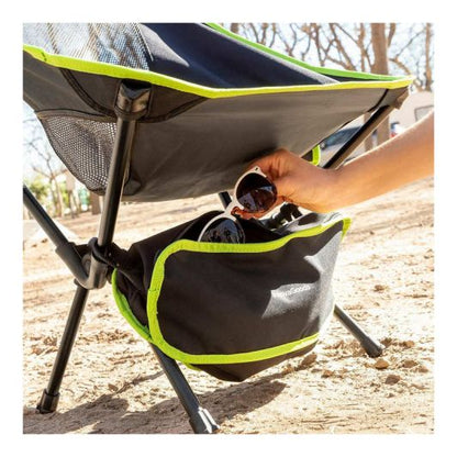 Innovagoods Silla de Camping Plegable 64 cm Ligera y Resistente