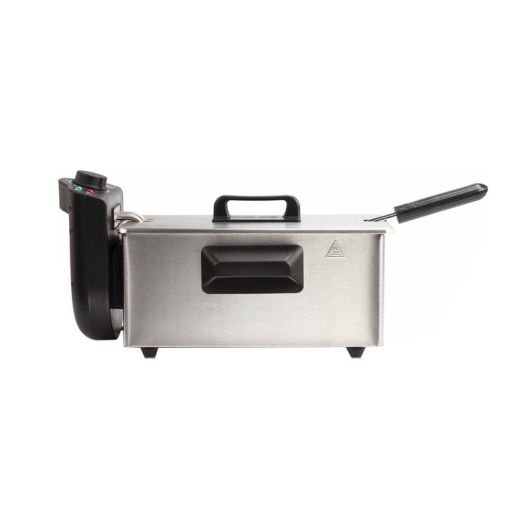 LIVOO Freidora Eléctrica 3L Inox 2000W 1kg