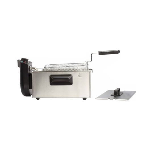 LIVOO Freidora Eléctrica 3L Inox 2000W 1kg