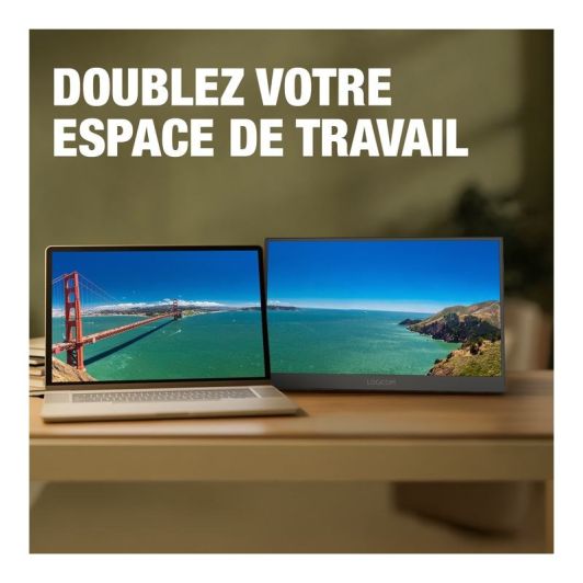 Logicom Nomad Display Monitor Portátil 15,6" Full HD IPS