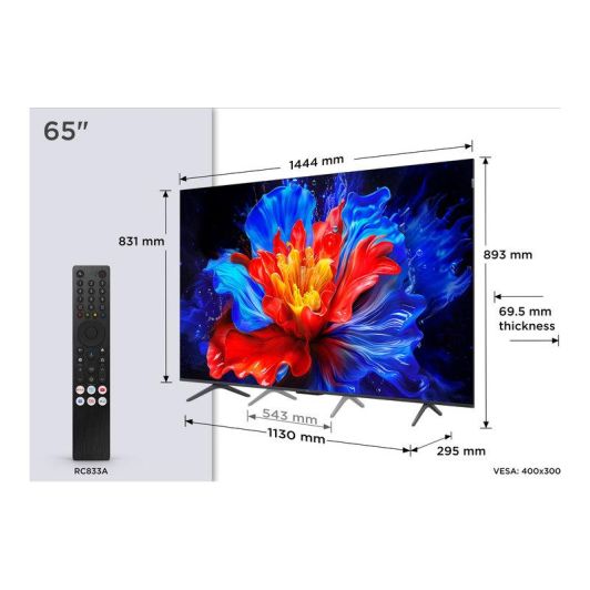 TCL TV QLED 65" 65P89K Pantalla UHD 4K