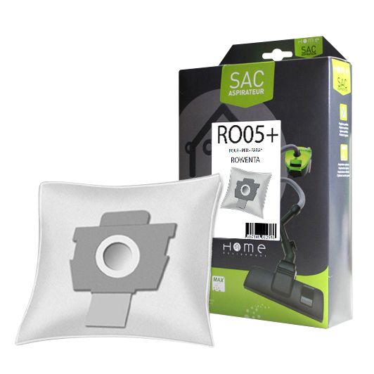 ELECTRODEPOT RO05+ Bolsa Aspirador Compatible Rowenta Paquete 4