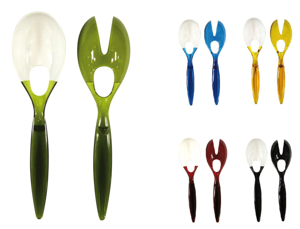 Cubiertos para Ensalada Bicolor