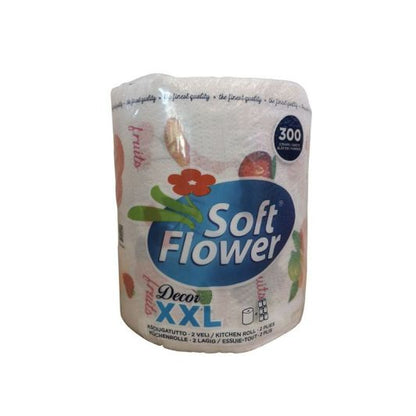 CARTINDUSTRIA VENETA XXL Soft Power Küchenpapier 300 Blatt Dekoriert