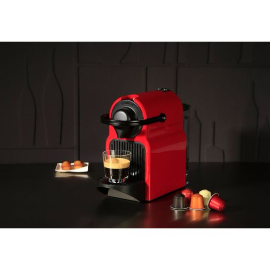 Krups Inissia XN1005 Kapselkaffeemaschine Rot Mit 7 Gratis-Kapseln