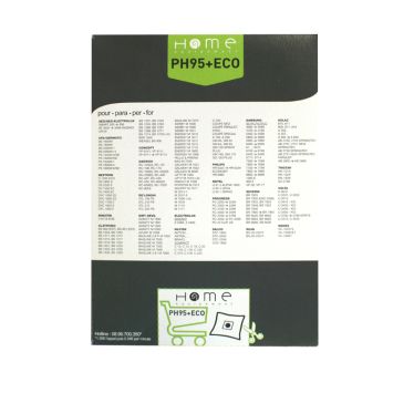 Pack 12 Bolsas Para Aspirador PH95+ECO Compatibles Con Valberg Opti-Silence