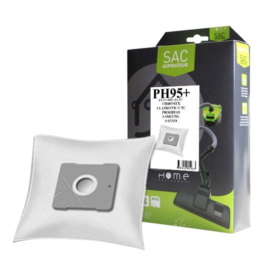 Pack 12 Bolsas Para Aspirador PH95+ECO Compatibles Con Valberg Opti-Silence