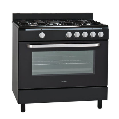 Valberg 5CC NVT Cocina de gas 5 quemadores Negro