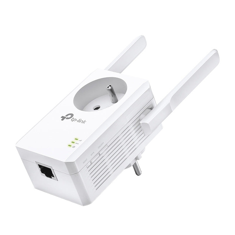 Repetidor TP LINK N300 toma telefónica + antena