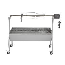 Silver Style Barbacoa Asador de Carbón Parrilla XXL