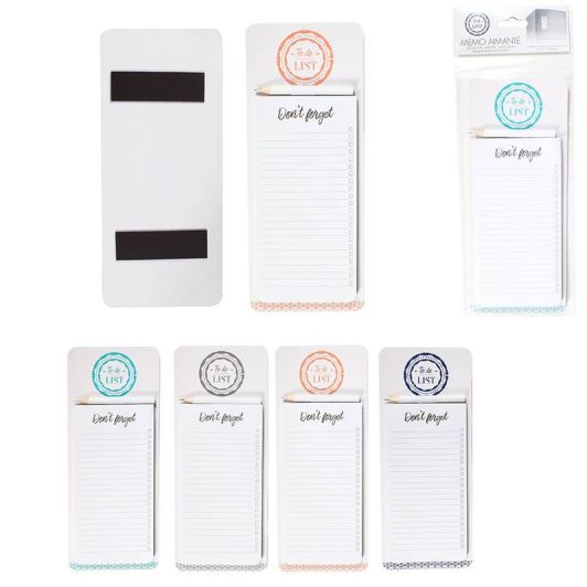 GROUPE CMP Magnet-Set + 50 Blätter + Bleistift, gestreift