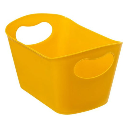 Cesta Plástico Rectangular Multiusos 13 × 15 × 22,5 cm Color Aleatorio Uso Hogar