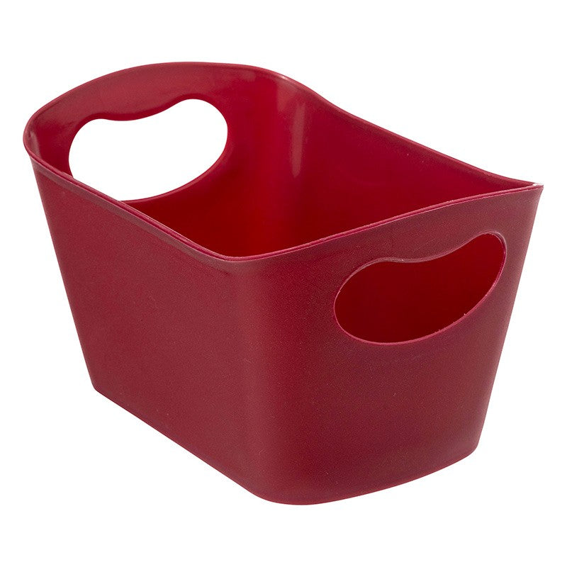 Rechteckiger Mehrzweck-Plastikkorb 13×15×22,5 cm für Bad, Küche und Haushalt