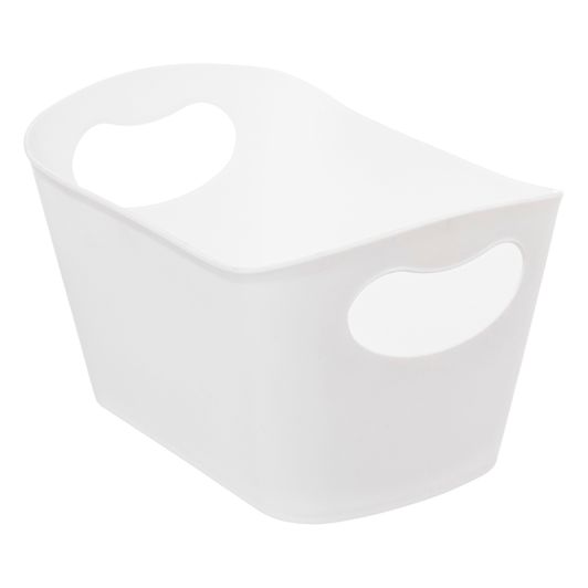 Cesta Plástico Rectangular Multiusos 13 × 15 × 22,5 cm Color Aleatorio Uso Hogar