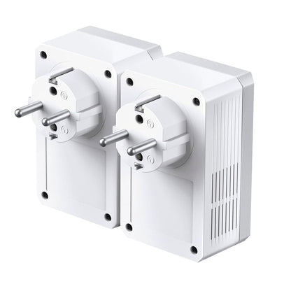 TP LINK CPL DÚO Adaptador Powerline 500 Mbps con Toma