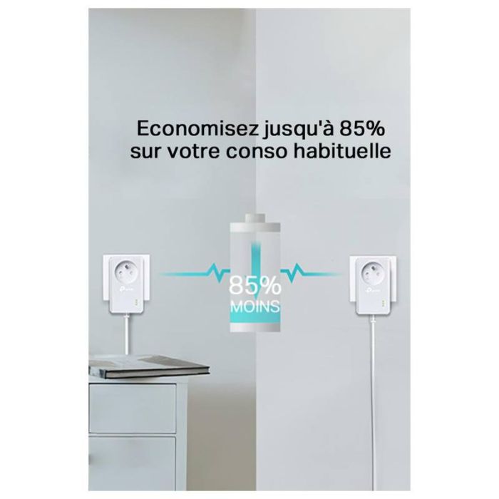 TP LINK CPL DÚO Duo PLC 500 Mbit/s mit Steckdose