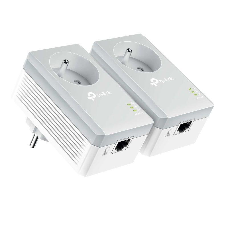 TP LINK CPL DÚO Adaptador Powerline 500 Mbps con Toma