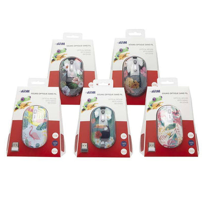 APM Ratón Inalámbrico 3 Botones 1600 DPI
