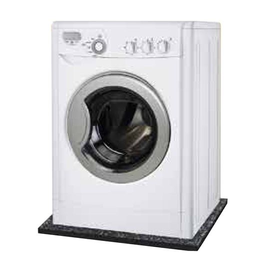 Hochwertige Anti-Vibrationsmatte für Waschmaschine und Trockner 60x60 cm