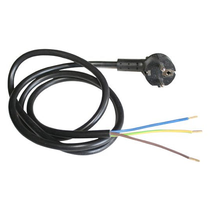 Electro Depot Cable de Alimentación con Enchufe Negro para Cocina