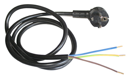 Electro Depot Cable de Alimentación con Enchufe Negro para Cocina