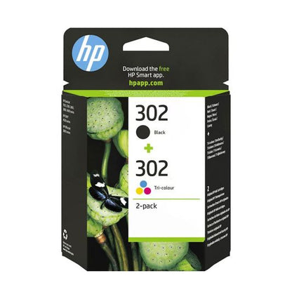 HP 302 Multipack Schwarz und Farbe Tintenpatronen für DeskJet