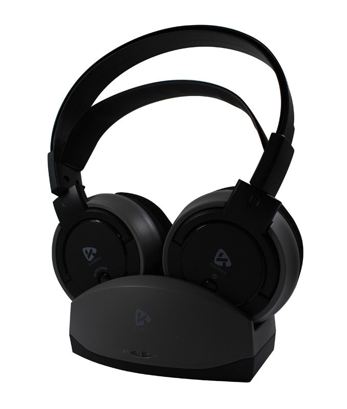 KAORKA 474079 Auriculares para Televisión UHF Inalámbricos Negro