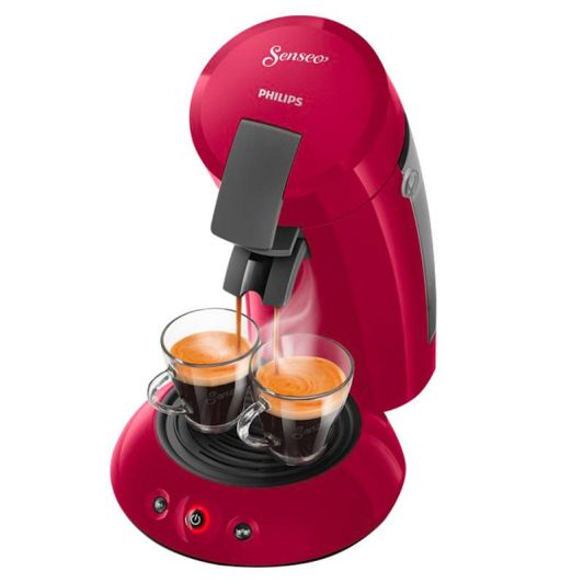 Philips Senseo Kaffeemaschine 1450 W 2‑Tassen‑Funktion Rot
