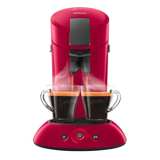 Philips Senseo Kaffeemaschine 1450 W 2‑Tassen‑Funktion Rot