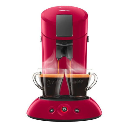 Philips Senseo Kaffeemaschine 1450 W 2‑Tassen‑Funktion Rot