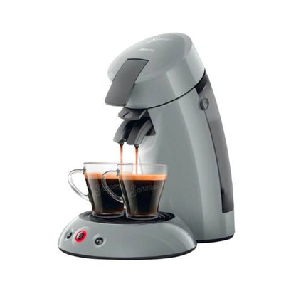 Cafetera Cápsulas PHILIPS 1450W 0,7 L Coffee Boost Crema Plus Gris 1 o 2 Tazas HD6553/71