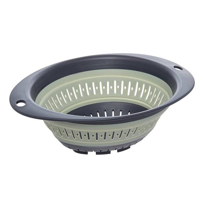 Colador Plegable de Silicona Ovalado Retráctil Para Cocina