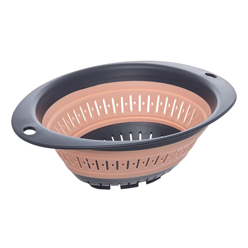 Colador Plegable de Silicona Ovalado Retráctil Para Cocina