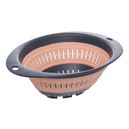 Colador Plegable de Silicona Ovalado Retráctil Para Cocina