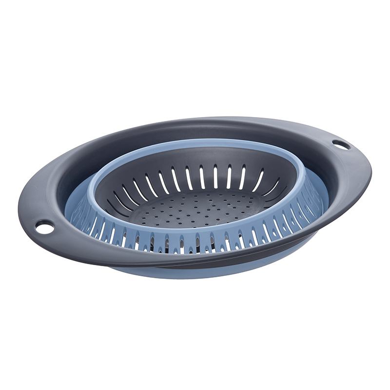 Colador Plegable de Silicona Ovalado Retráctil Para Cocina