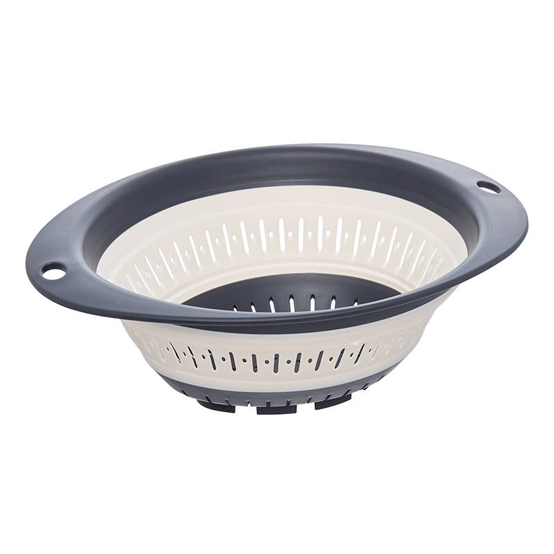 Colador Plegable de Silicona Ovalado Retráctil Para Cocina