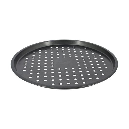 Pizza-Backblech 33 cm Durchmesser Perforiert – Rostfreier Stahl