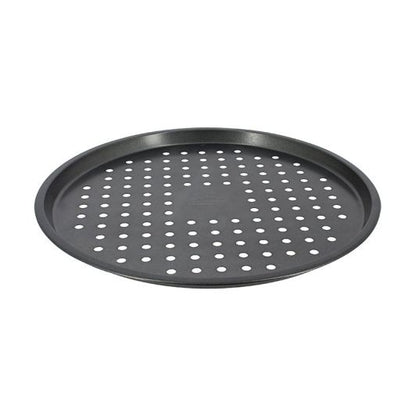 Pizza-Backblech 33 cm Durchmesser Perforiert – Rostfreier Stahl